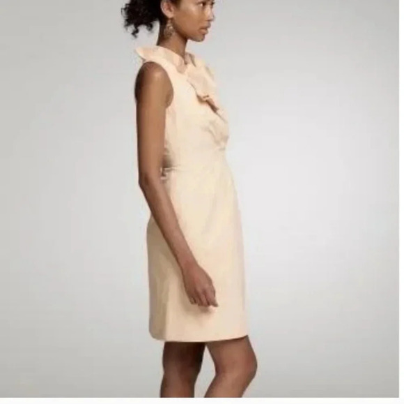 J. CREW Blakely Taffeta 100% Silk cream dress. Size 6 - Picture 7 of 7